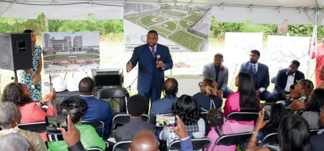 Town Center at Mansa Park groundbreaking ceremony